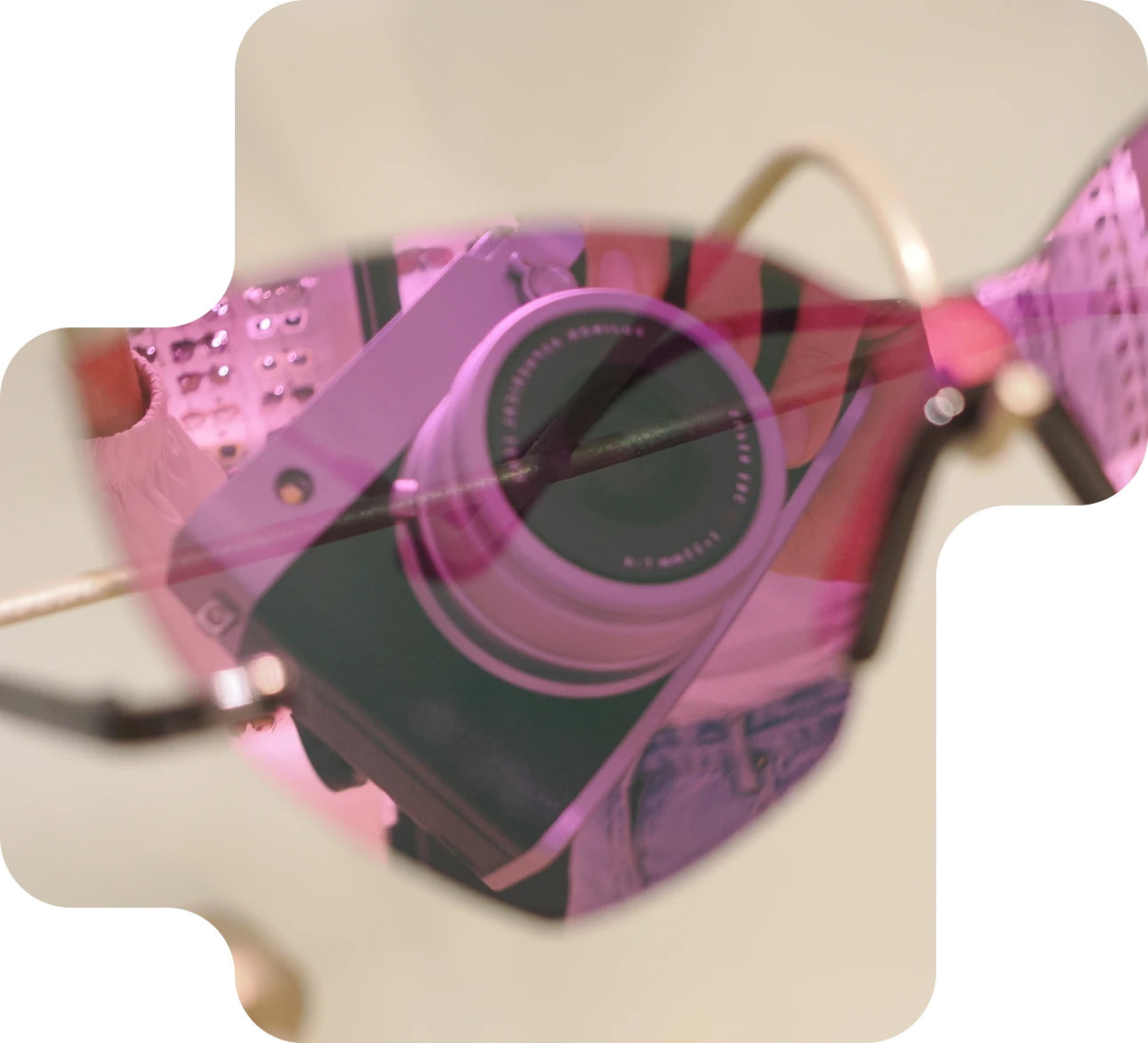 Occhiale da sole con fotocamera digitale