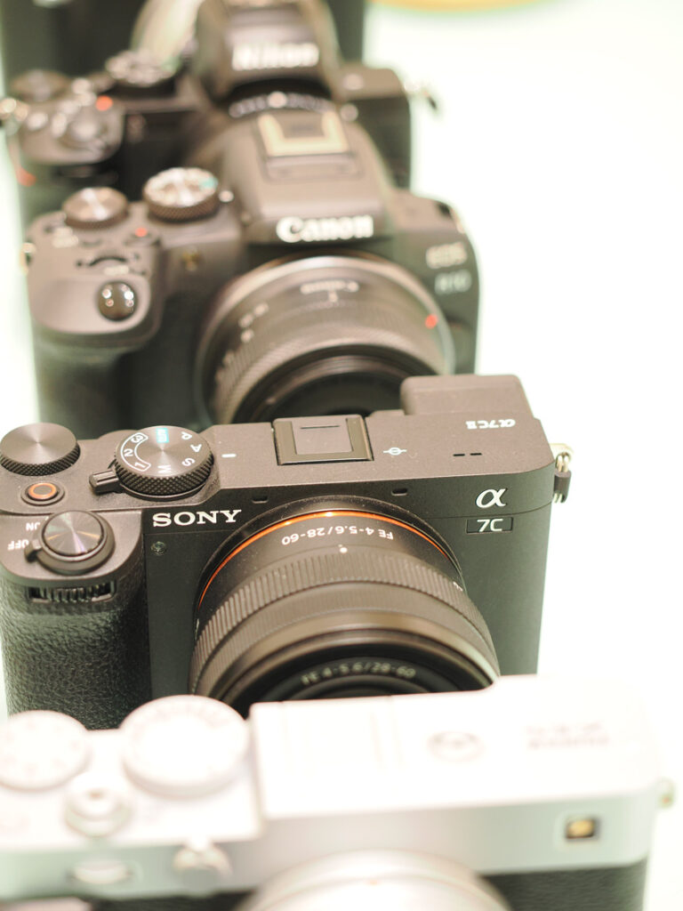 Serie di macchinette fotografiche