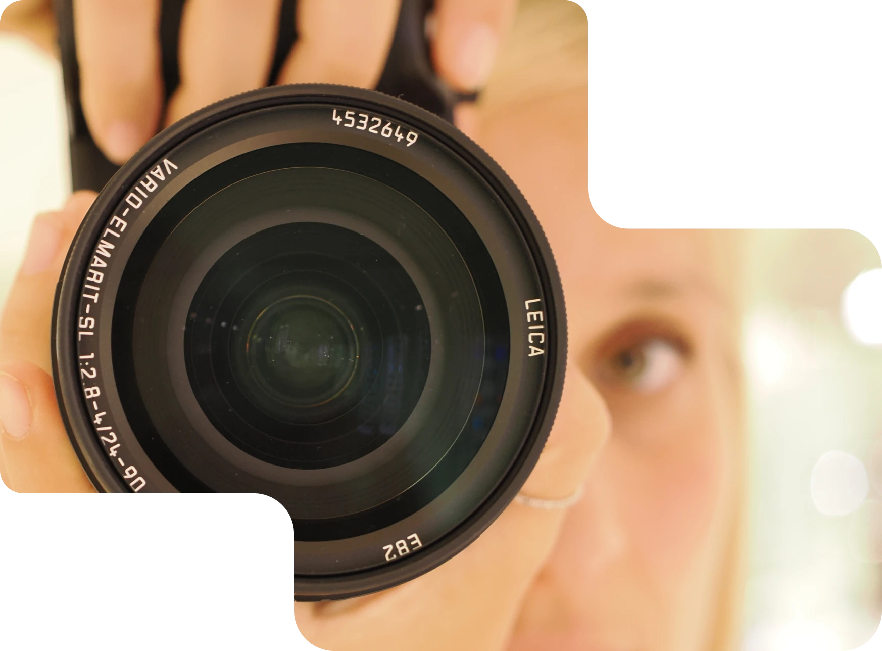 Obiettivo macchinetta fotografica